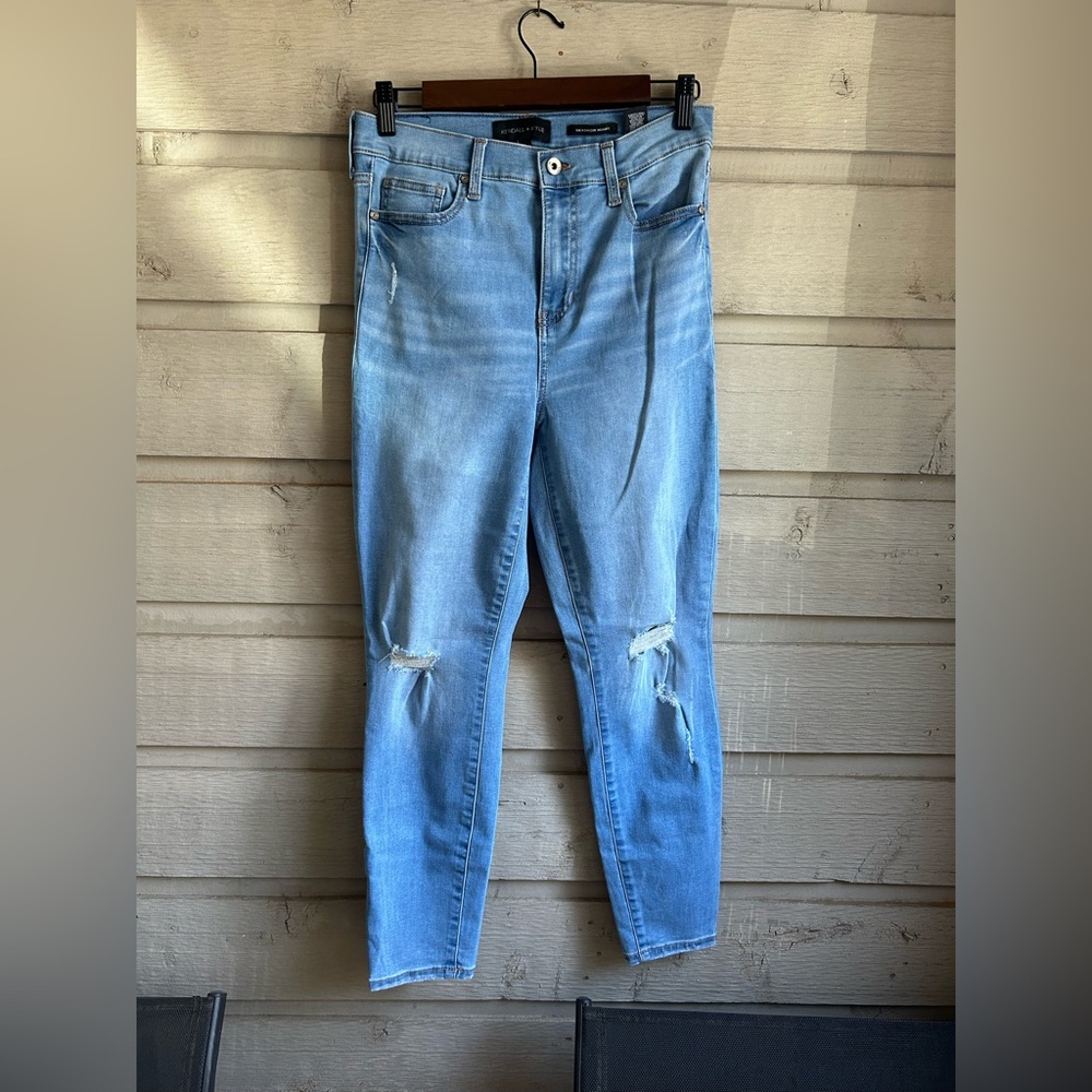 Kendall and Kylie Distressed Skinny Jeans